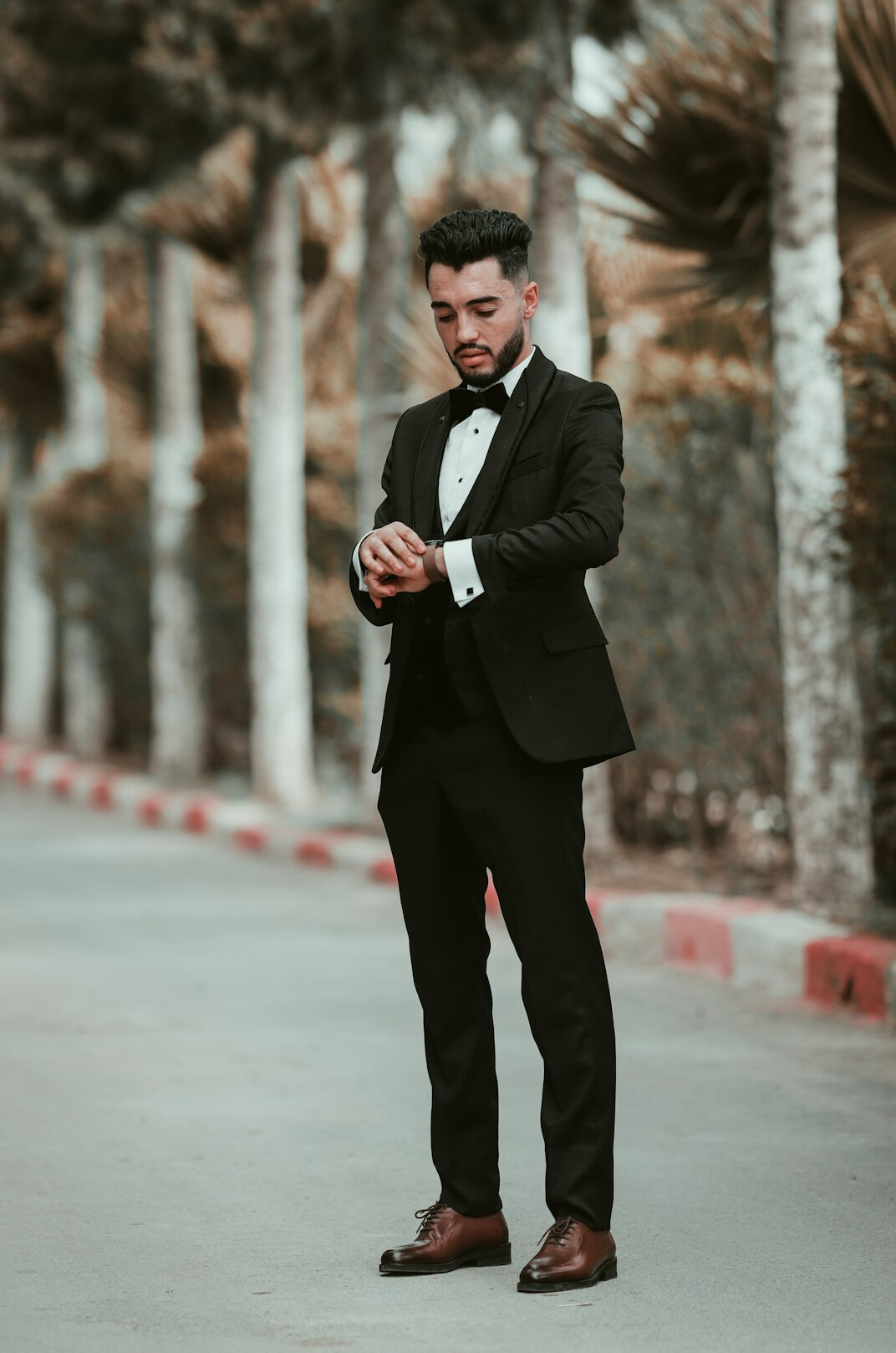Portrait of a man in a dark suit