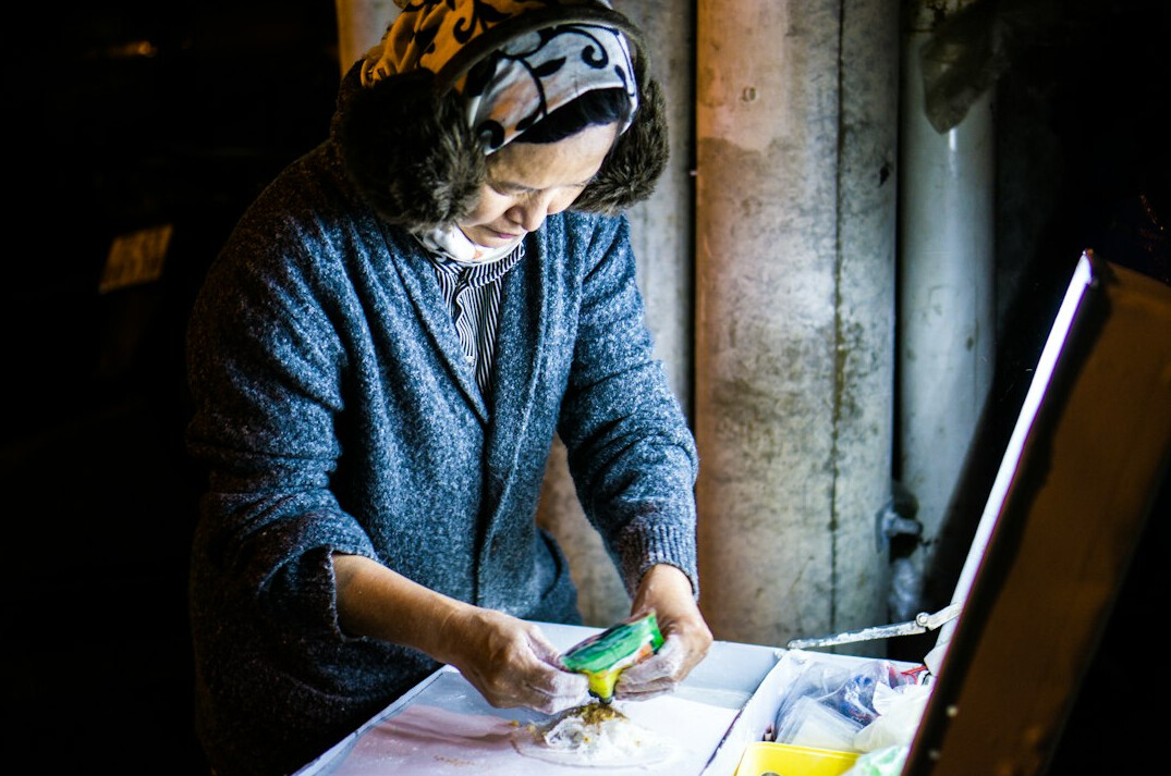 person analyzing clues